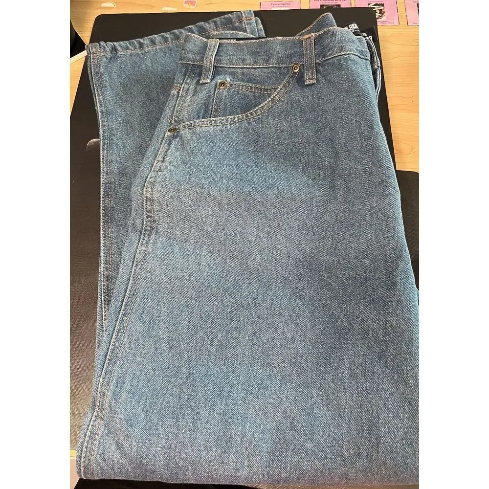 NWT Mission Ridge Denim Rugged‎ Workwear Men's Jeans Straight Leg Sz 38x32